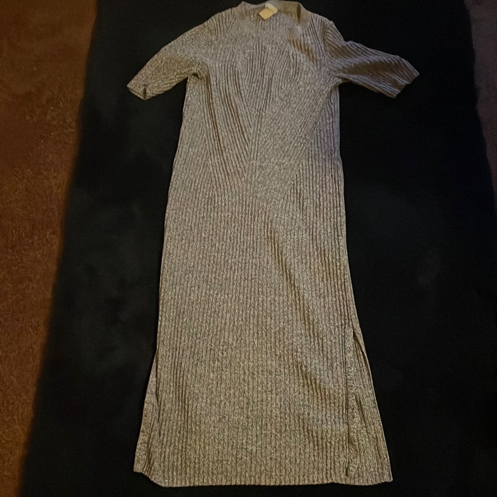 Knit short sleeve long h&m dress